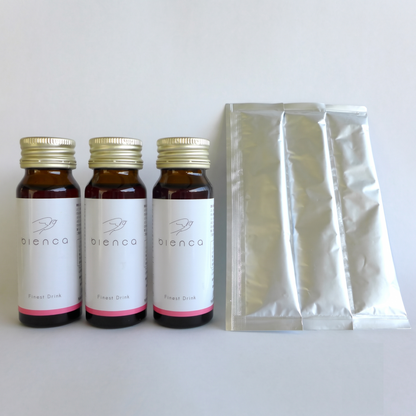 biencaお試しセット Finest Drink (30mL×3本) ＋ Jelly Stick (15g×3本)